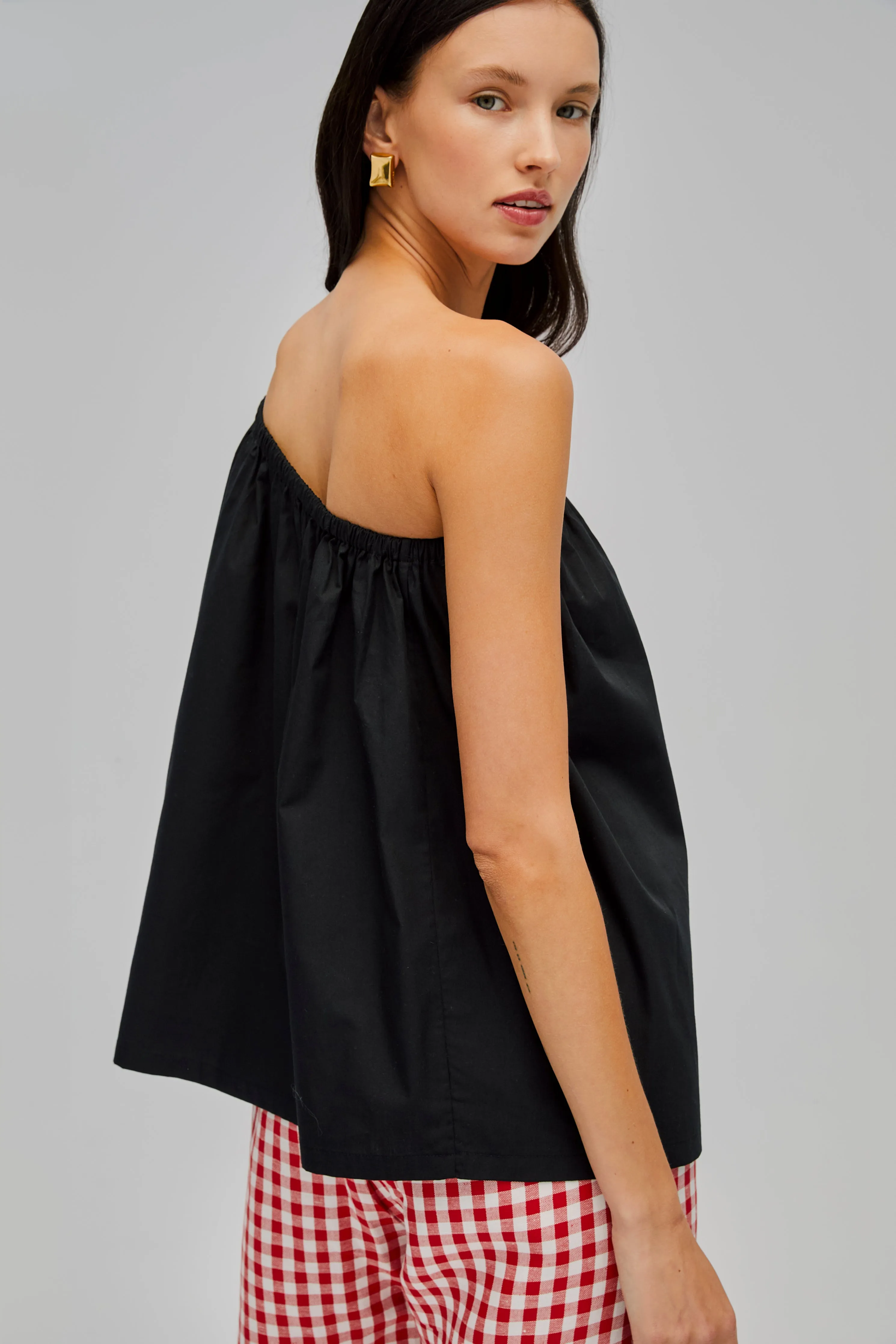 Gaia Cotton Top in Black sold by Sleeper product image thumbnail 3
