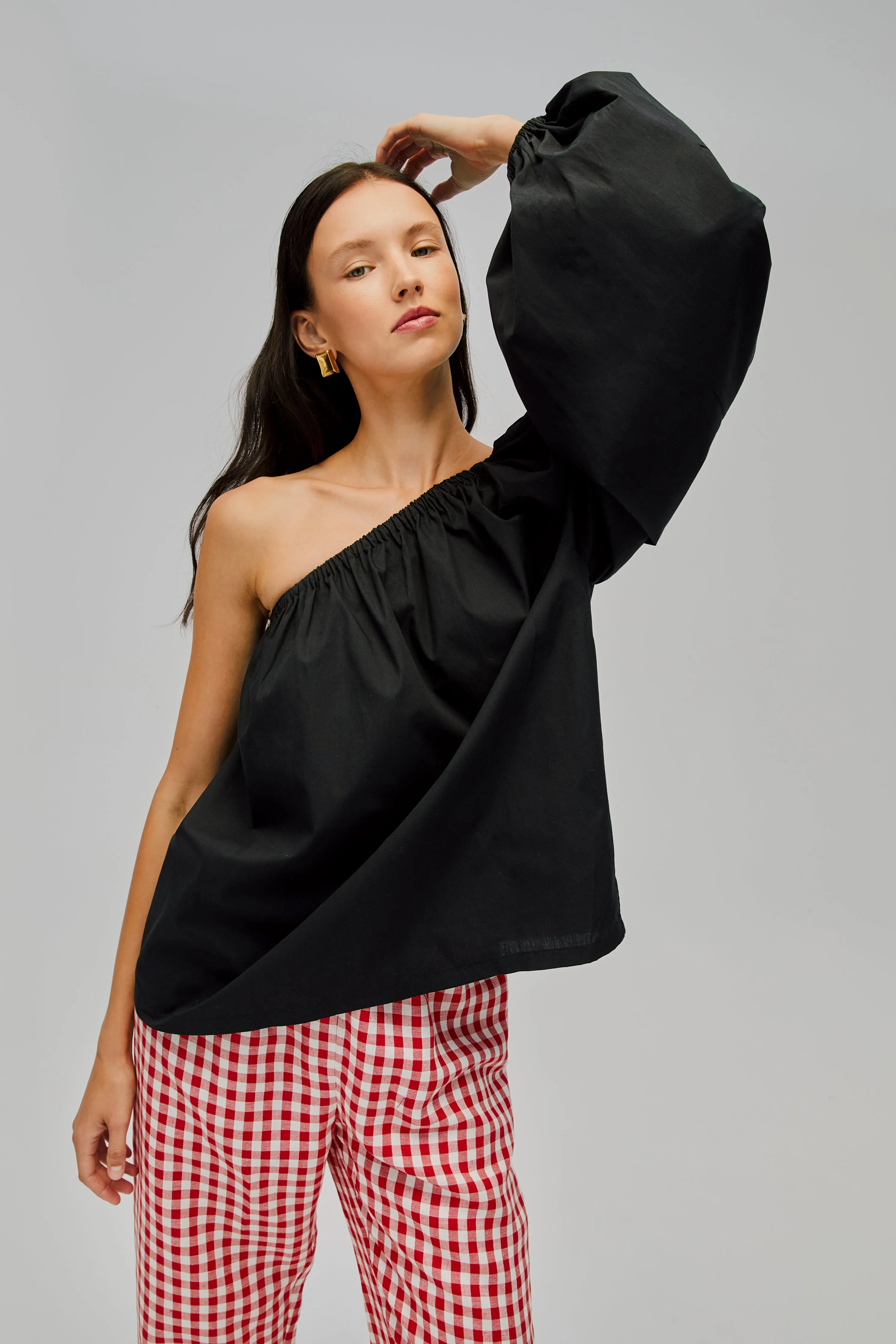 Gaia Cotton Top in Black sold by Sleeper product image thumbnail 2