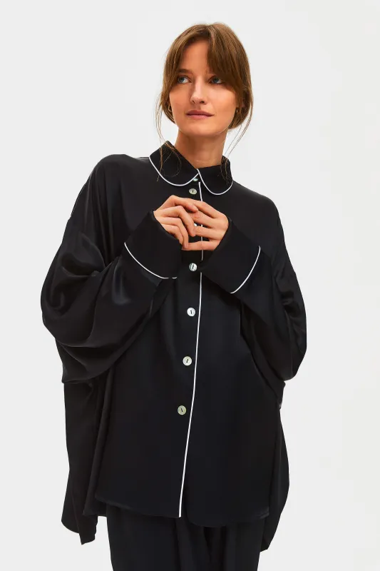 Pastelle Oversized Shirt in Black sold by Sleeper