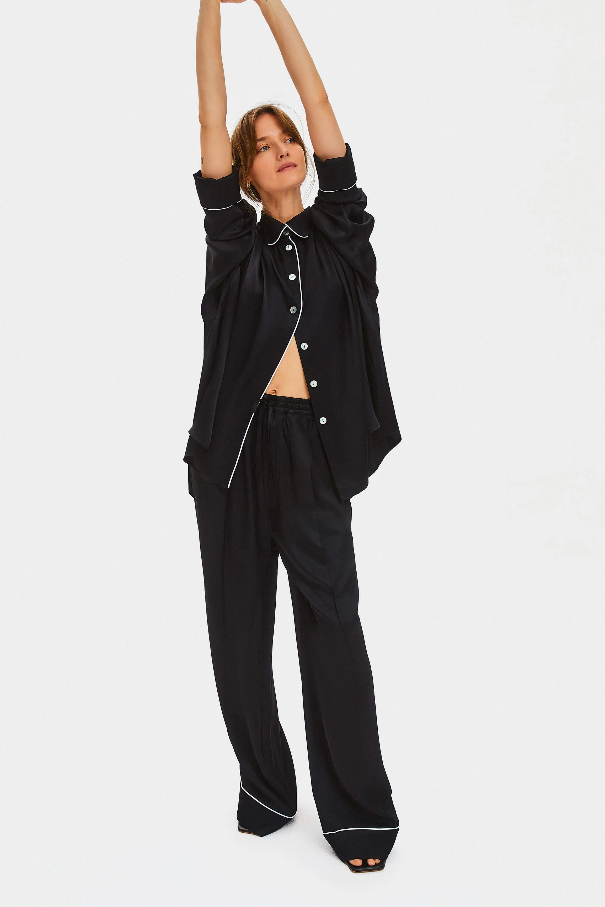 Pastelle Oversized Pants in Black sold by Sleeper product image thumbnail 2