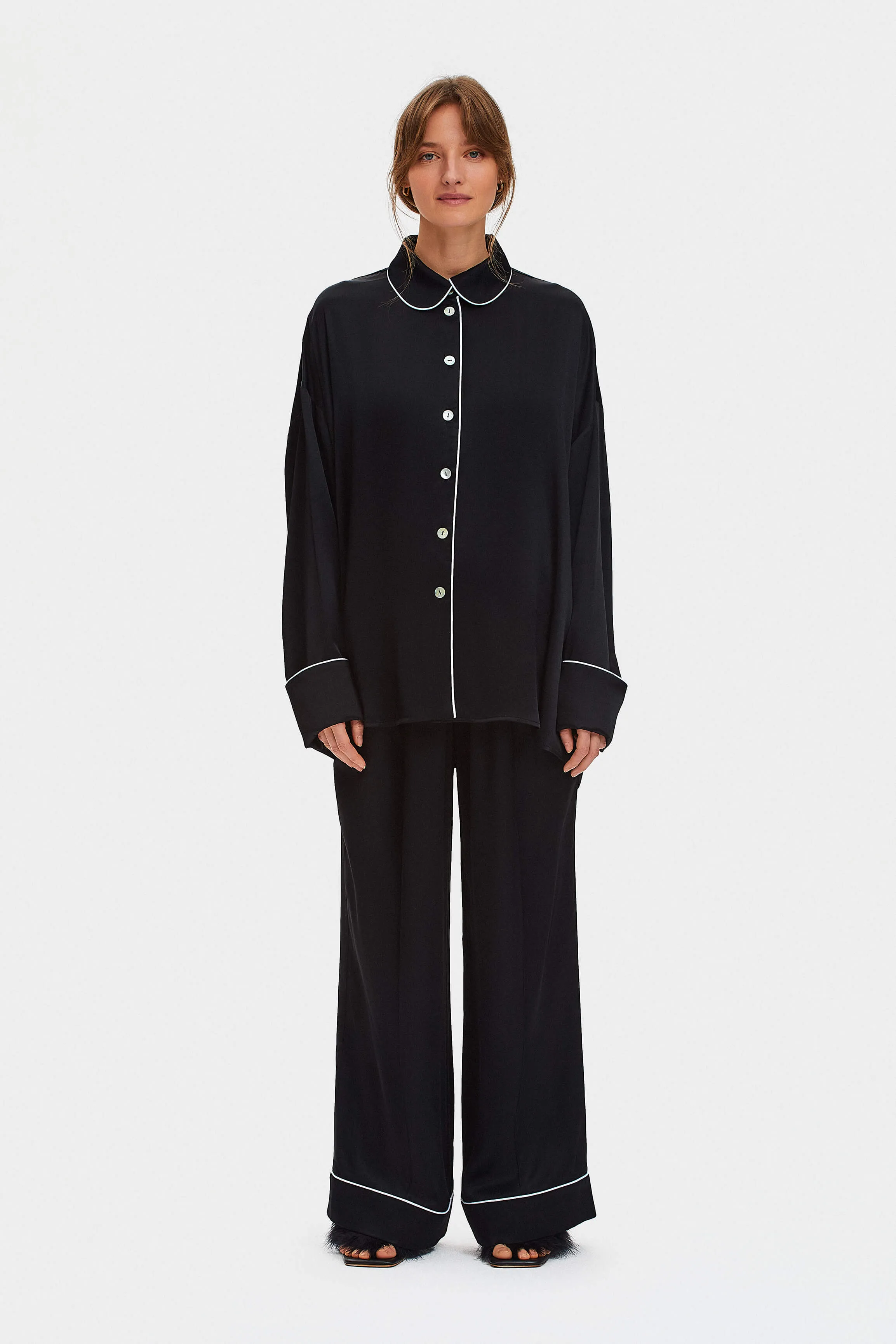 Pastelle Oversized Pants in Black sold by Sleeper