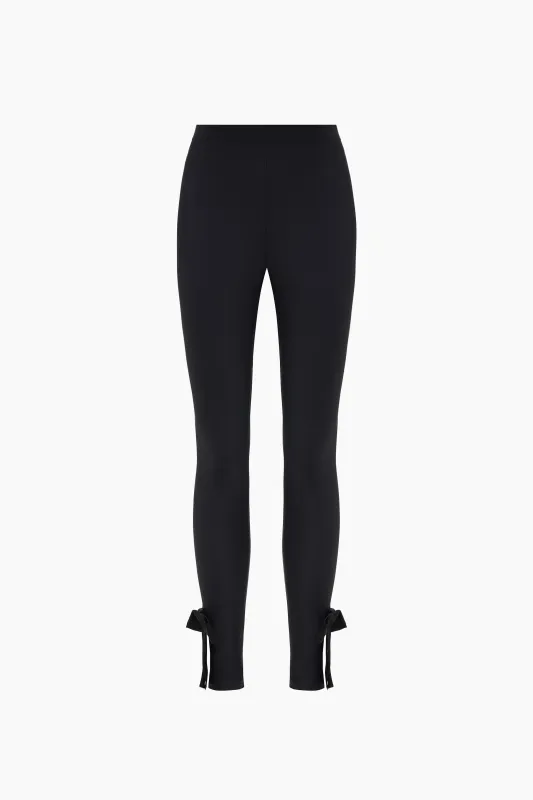 Lola Leggings with Bow Detail in Black sold by Sleeper