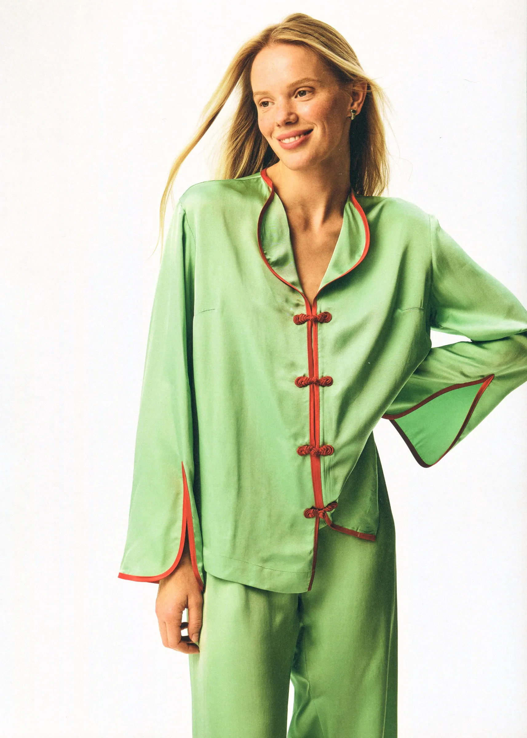 Louis Chinoiserie Contrast Ensemble sold by Sleeper product image thumbnail 2