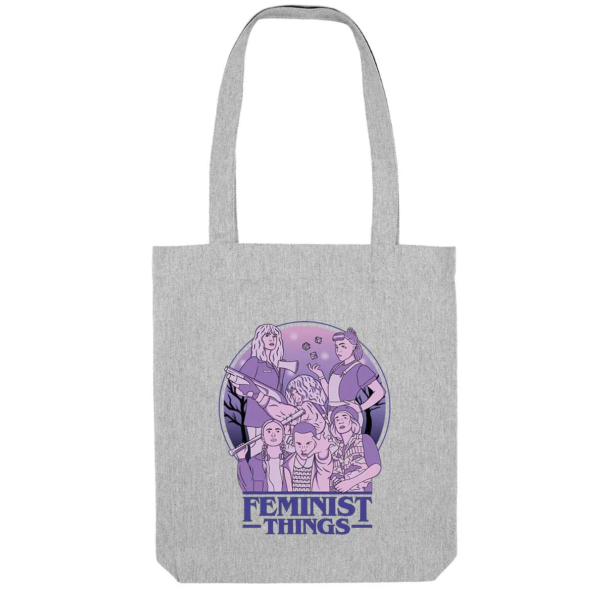 Feminist Things Strong as Hell Tote Bag sold by The Spark Company product image thumbnail 3
