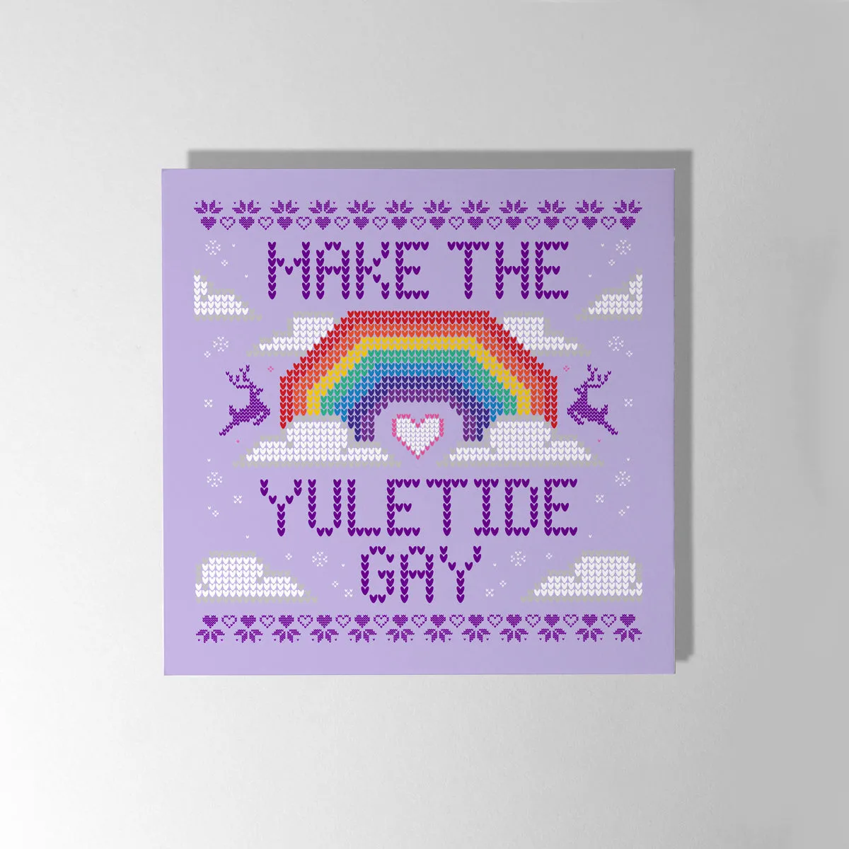 Knitted Feminist Christmas Cards (5 Pack) sold by The Spark Company product image thumbnail 5