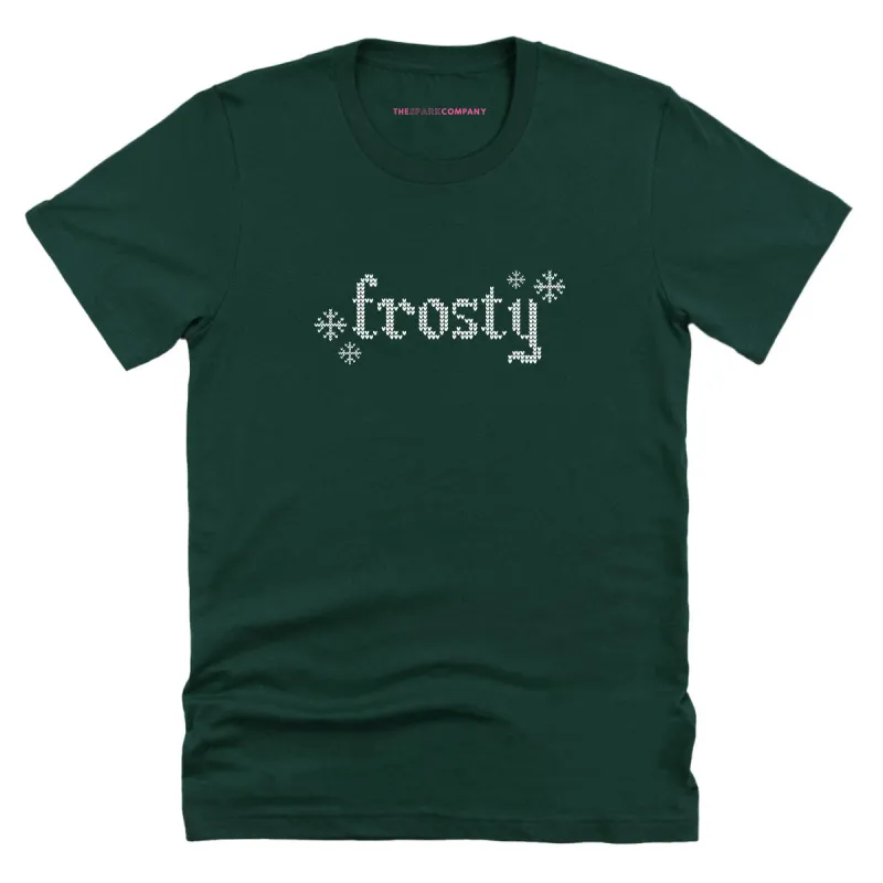 Frosty Ugly Christmas T-Shirt sold by The Spark Company