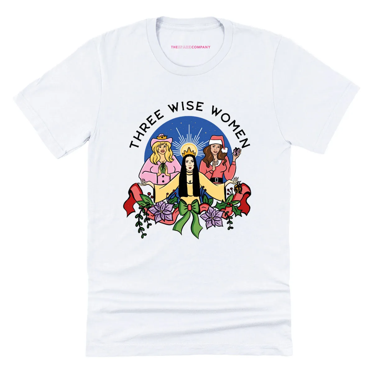 Three Wise Women Christmas T-Shirt sold by The Spark Company product image thumbnail 5