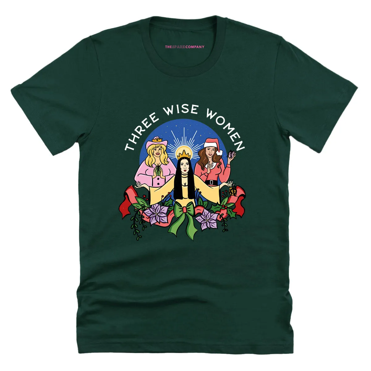 Three Wise Women Christmas T-Shirt sold by The Spark Company product image thumbnail 2