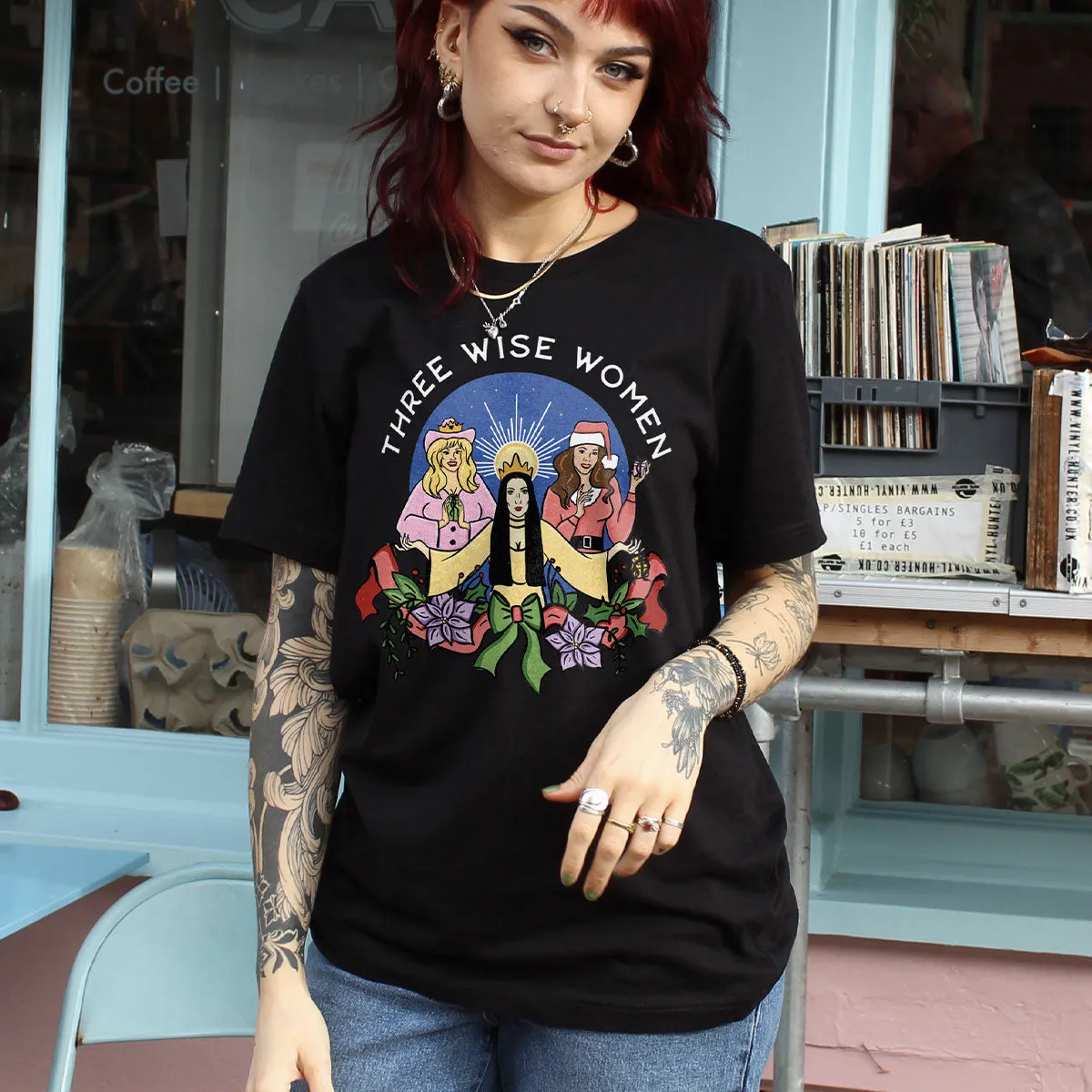 Three Wise Women Christmas T-Shirt sold by The Spark Company product image thumbnail 3