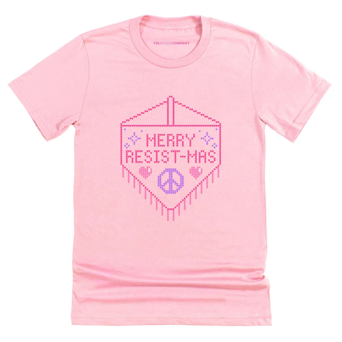 Merry Resist-mas Ugly Christmas T-Shirt sold by The Spark Company