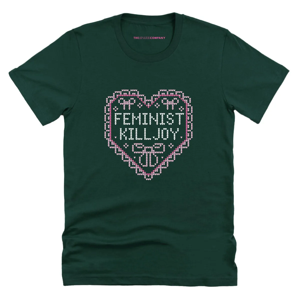 Feminist Killjoy Ugly Christmas T-Shirt sold by The Spark Company product image thumbnail 5