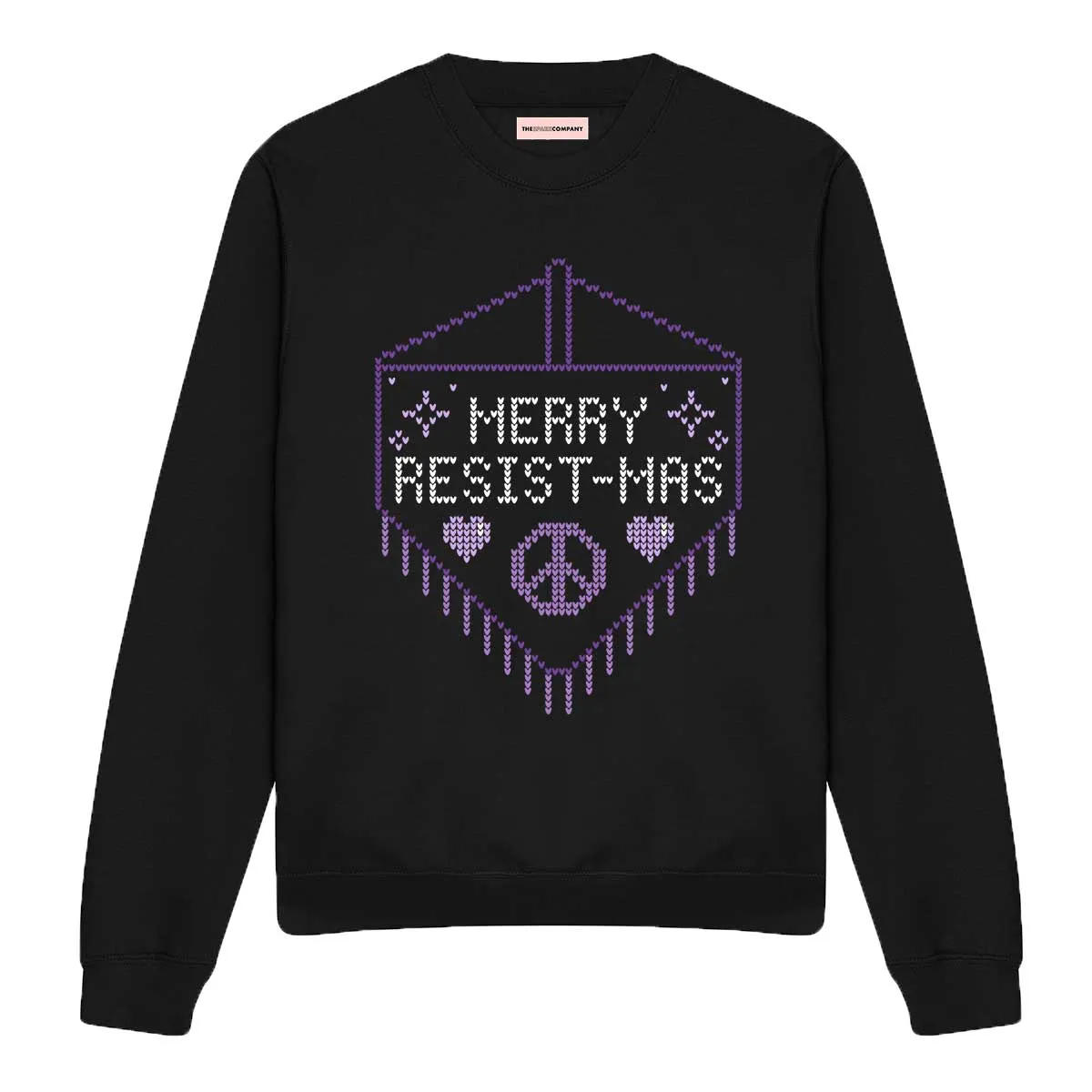 Merry Resist-mas Ugly Christmas Jumper sold by The Spark Company product image thumbnail 3