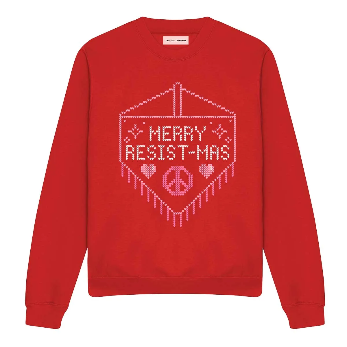 Merry Resist-mas Ugly Christmas Jumper sold by The Spark Company product image thumbnail 4