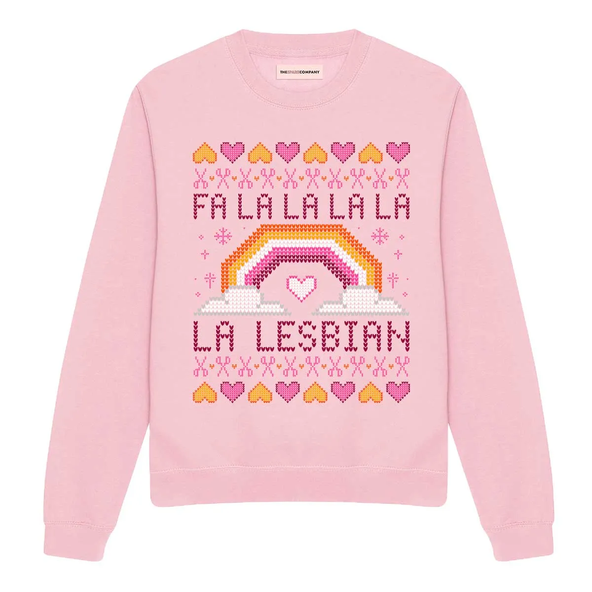 Fa-La-La Lesbian Ugly Christmas Jumper sold by The Spark Company product image thumbnail 3
