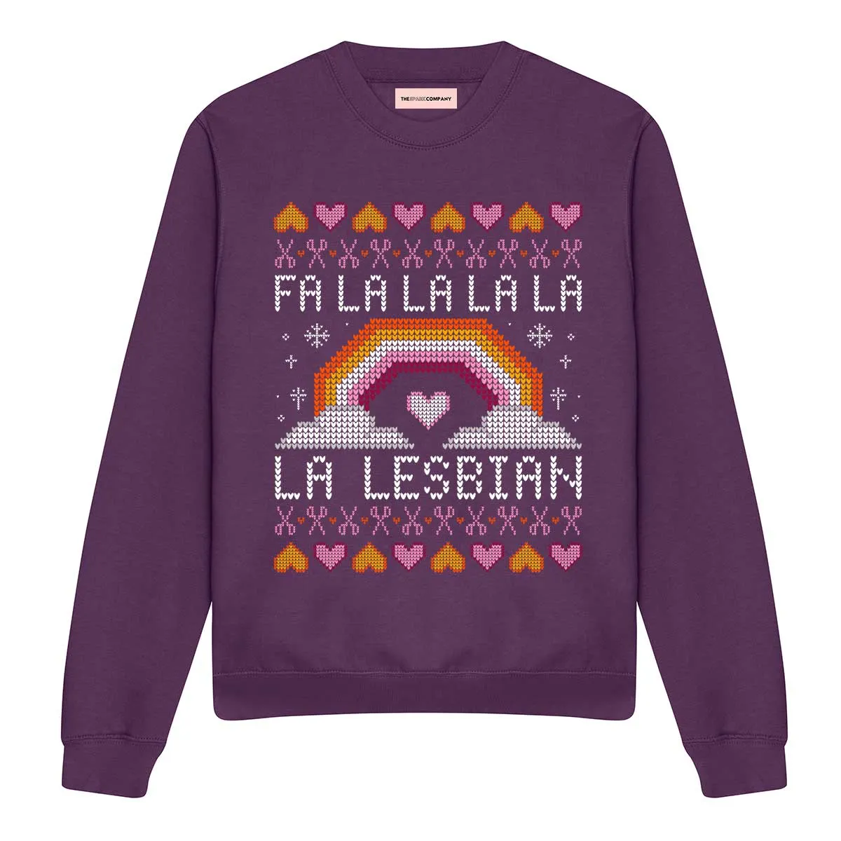 Fa-La-La Lesbian Ugly Christmas Jumper sold by The Spark Company product image thumbnail 4