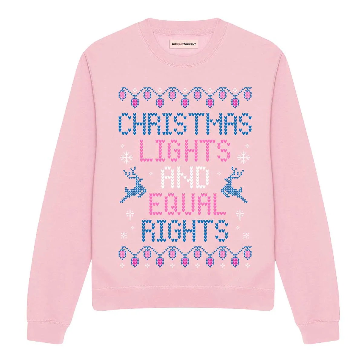 Christmas Lights And Equal Rights Ugly Christmas Jumper sold by The Spark Company product image thumbnail 3
