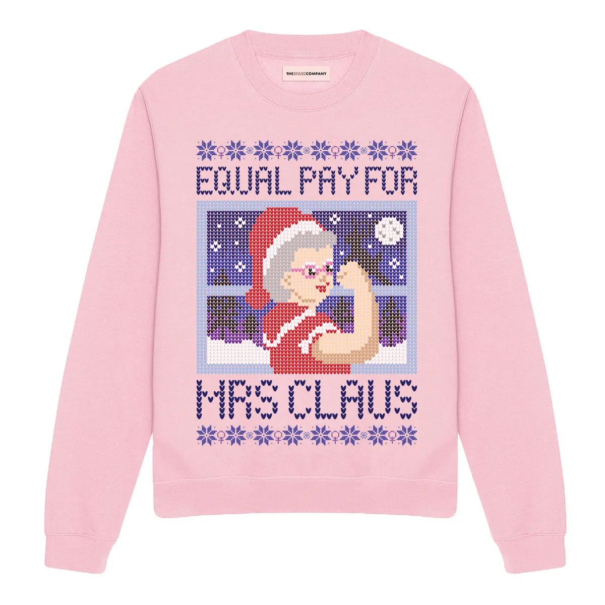Equal Pay For Mrs Claus Ugly Christmas Jumper sold by The Spark Company product image thumbnail 3