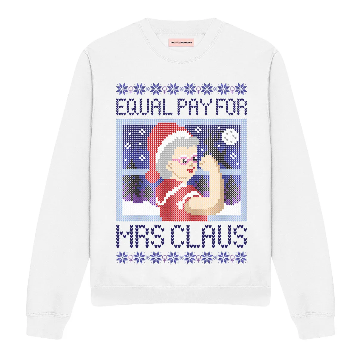 Equal Pay For Mrs Claus Ugly Christmas Jumper sold by The Spark Company product image thumbnail 4
