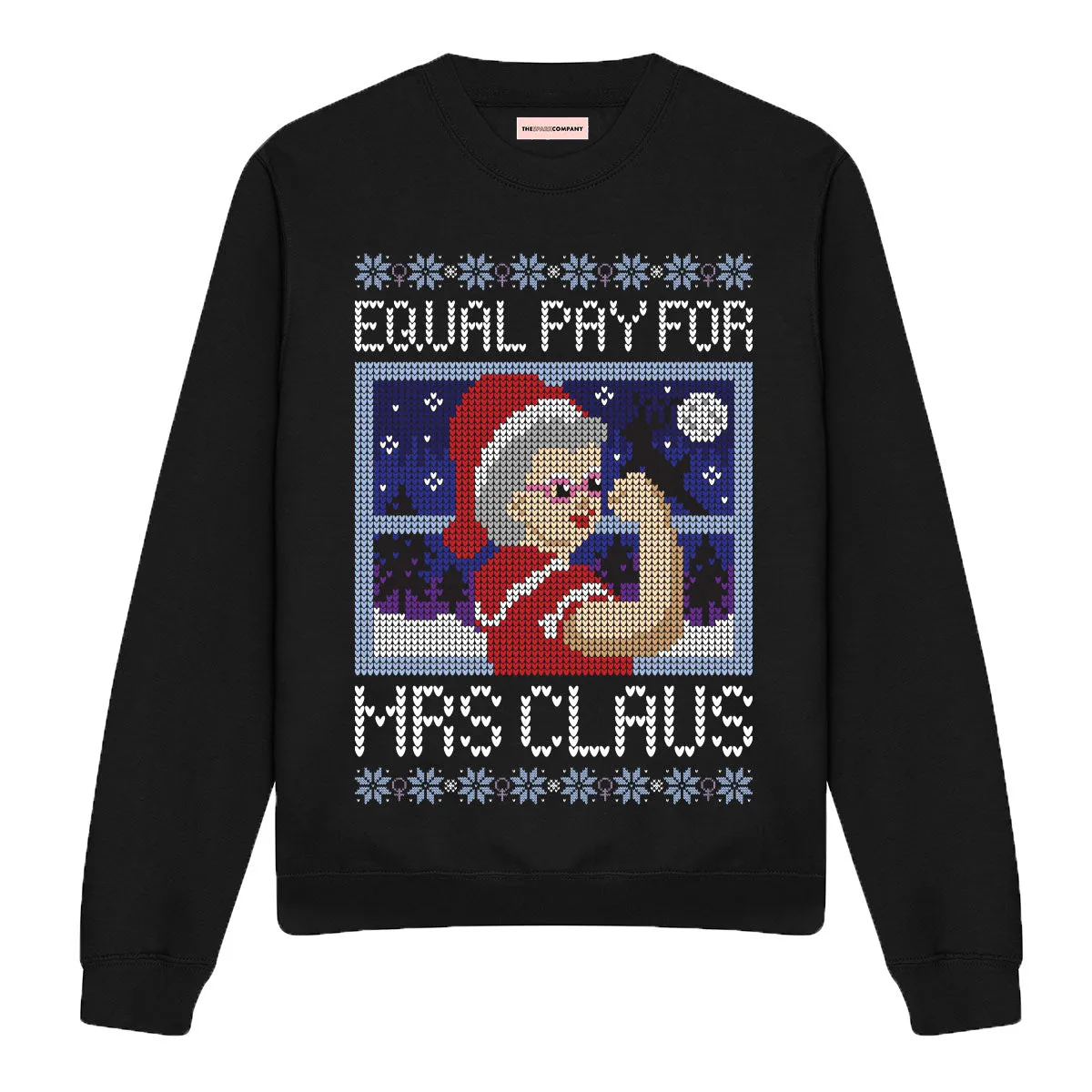 Equal Pay For Mrs Claus Ugly Christmas Jumper sold by The Spark Company product image thumbnail 5
