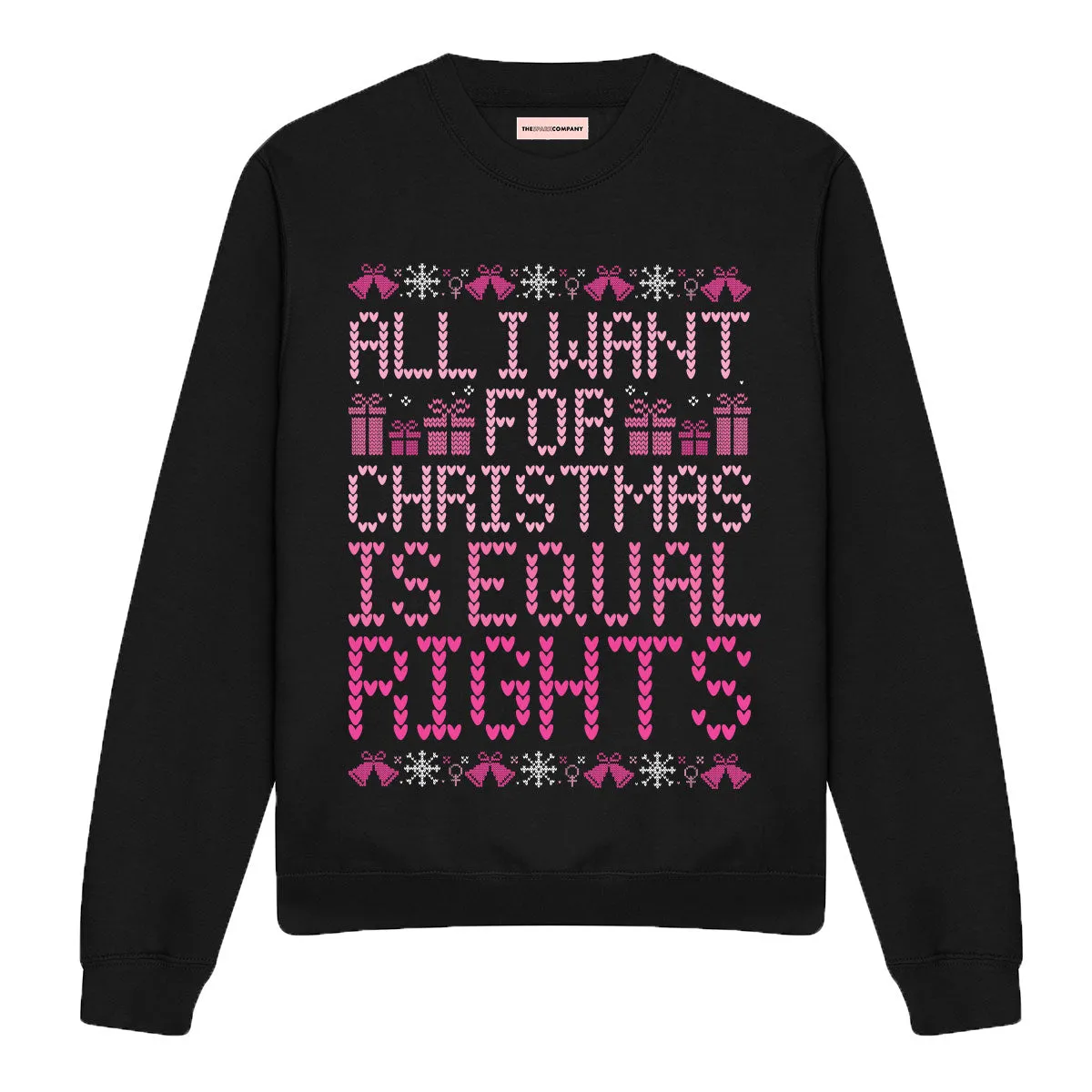 All I Want For Christmas Is Equal Rights Ugly Christmas Jumper sold by The Spark Company product image thumbnail 3