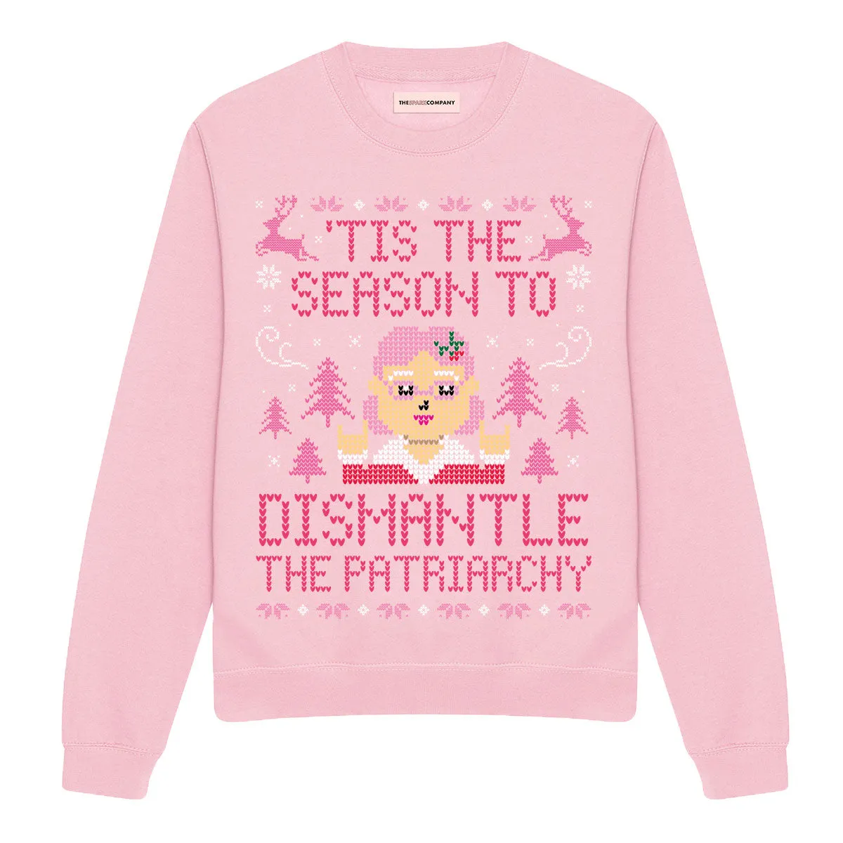 Tis The Season To Dismantle The Patriarchy Ugly Christmas Jumper sold by The Spark Company product image thumbnail 3