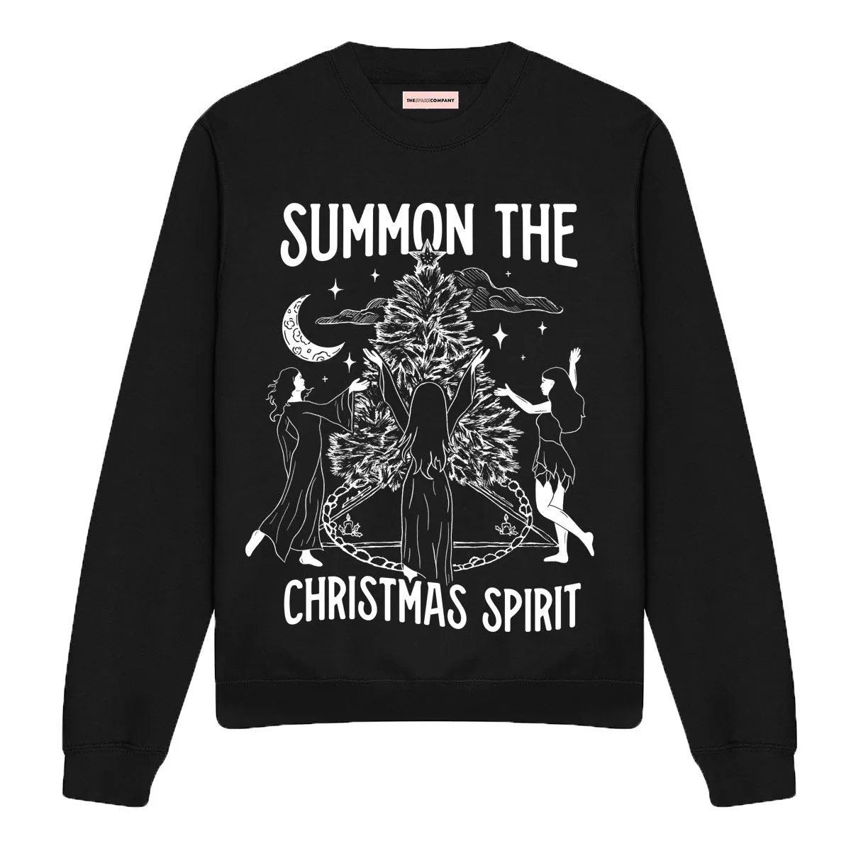 Summon The Christmas Spirit Ugly Christmas Jumper sold by The Spark Company