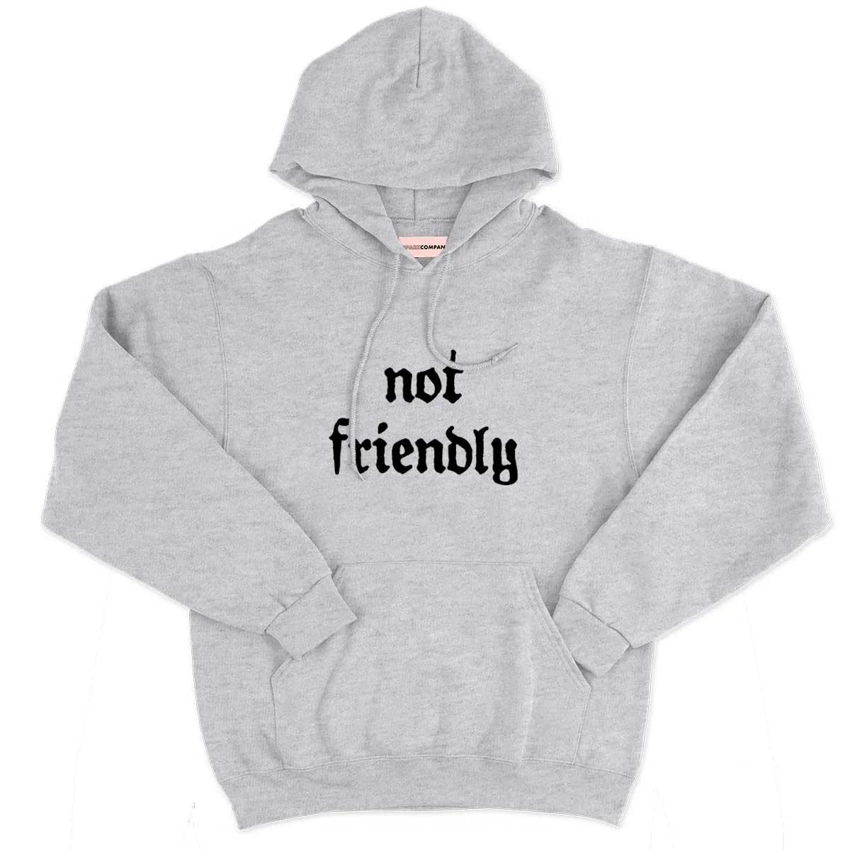 Not Friendly Hoodie sold by The Spark Company product image thumbnail 3