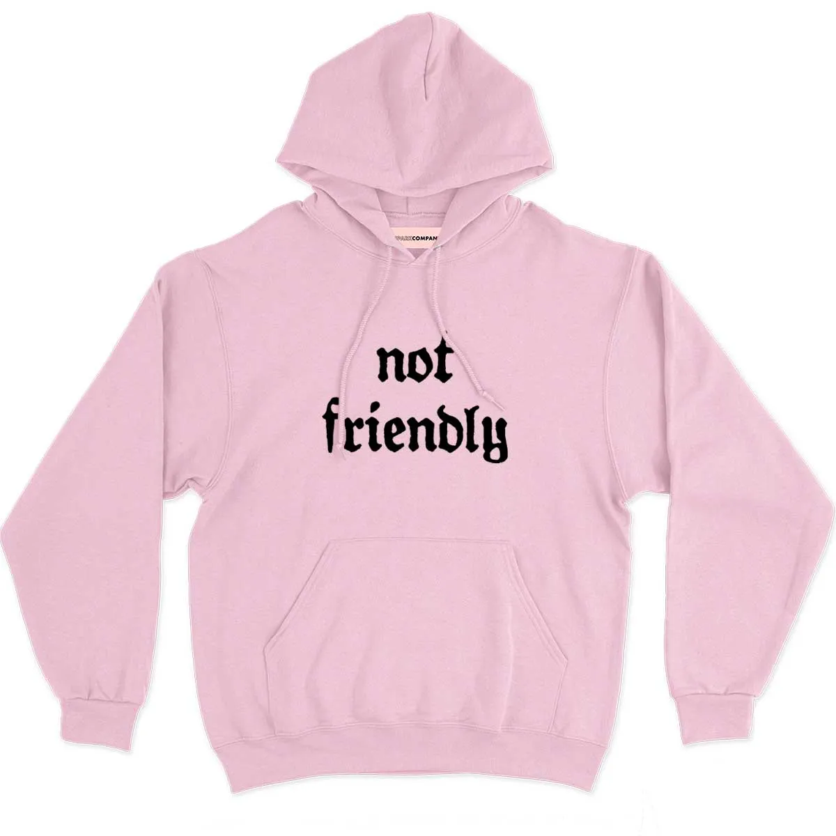 Not Friendly Hoodie sold by The Spark Company product image thumbnail 4