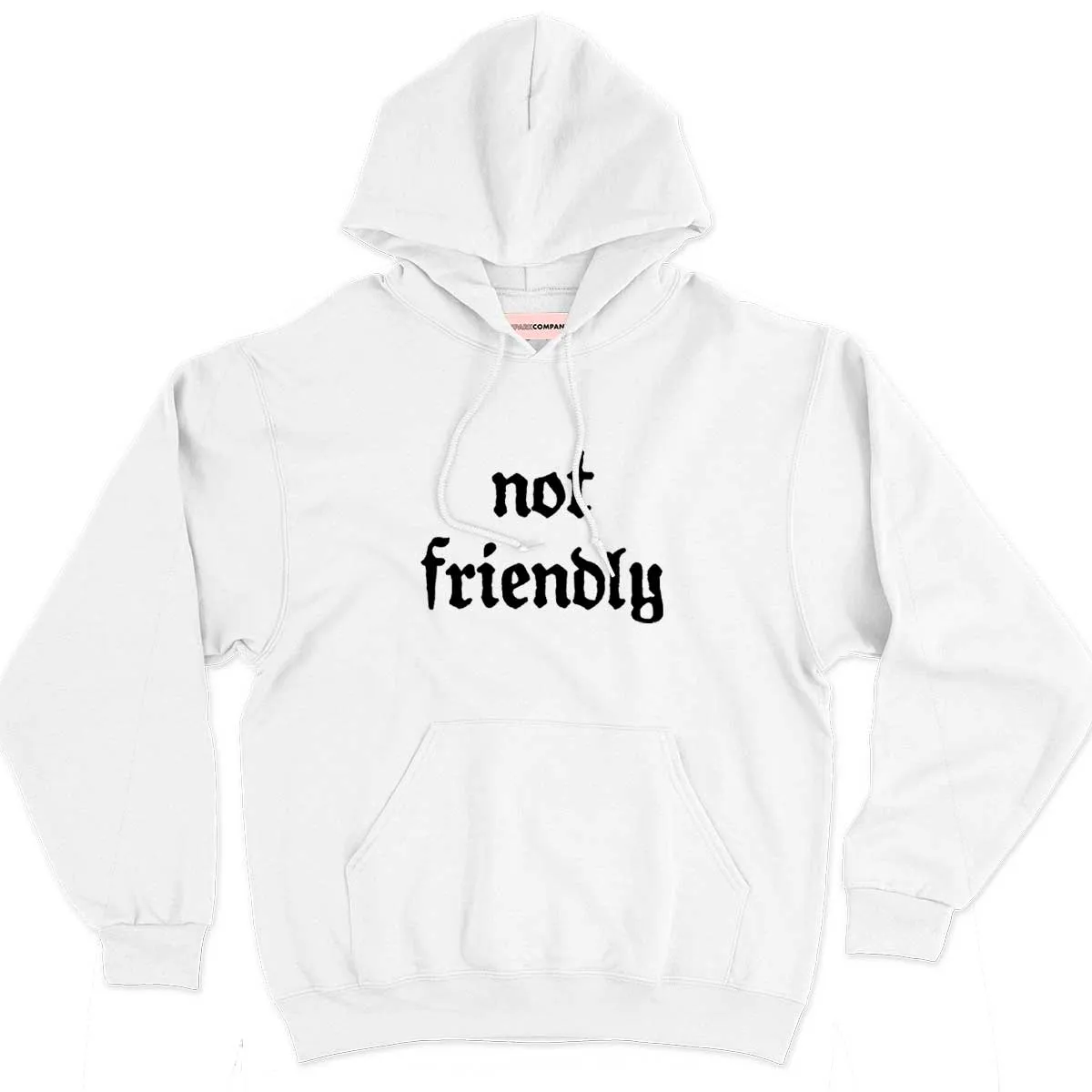 Not Friendly Hoodie sold by The Spark Company product image thumbnail 5