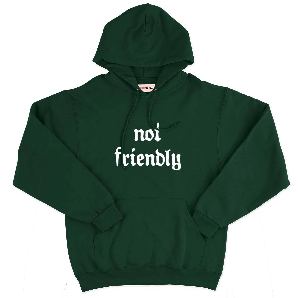 Not Friendly Hoodie sold by The Spark Company
