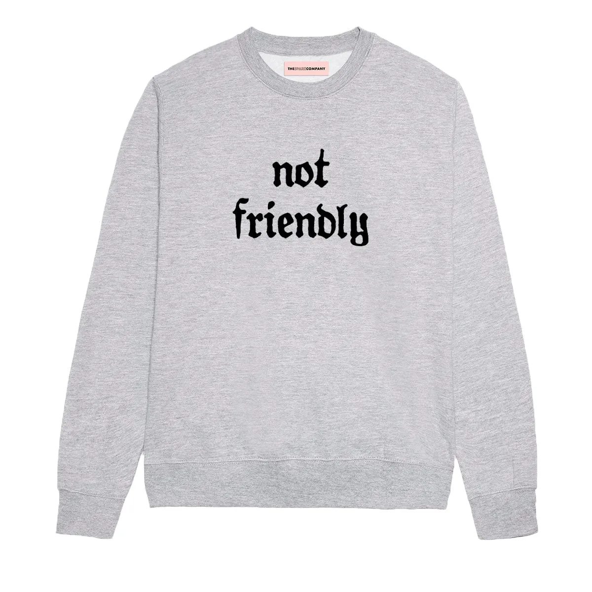 Not Friendly Sweatshirt sold by The Spark Company product image thumbnail 3