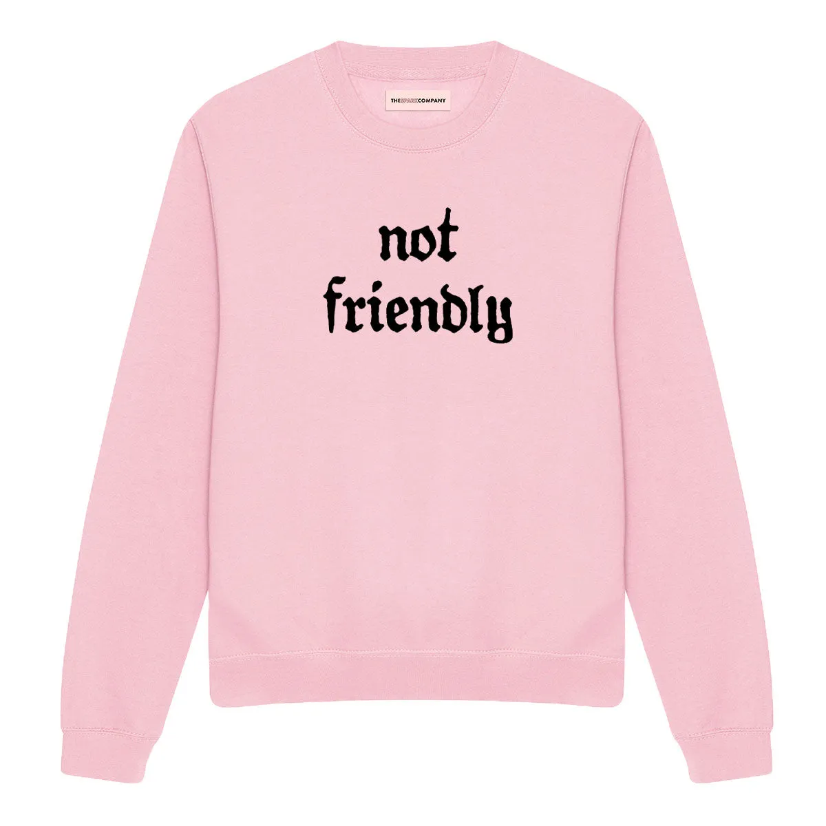 Not Friendly Sweatshirt sold by The Spark Company product image thumbnail 5