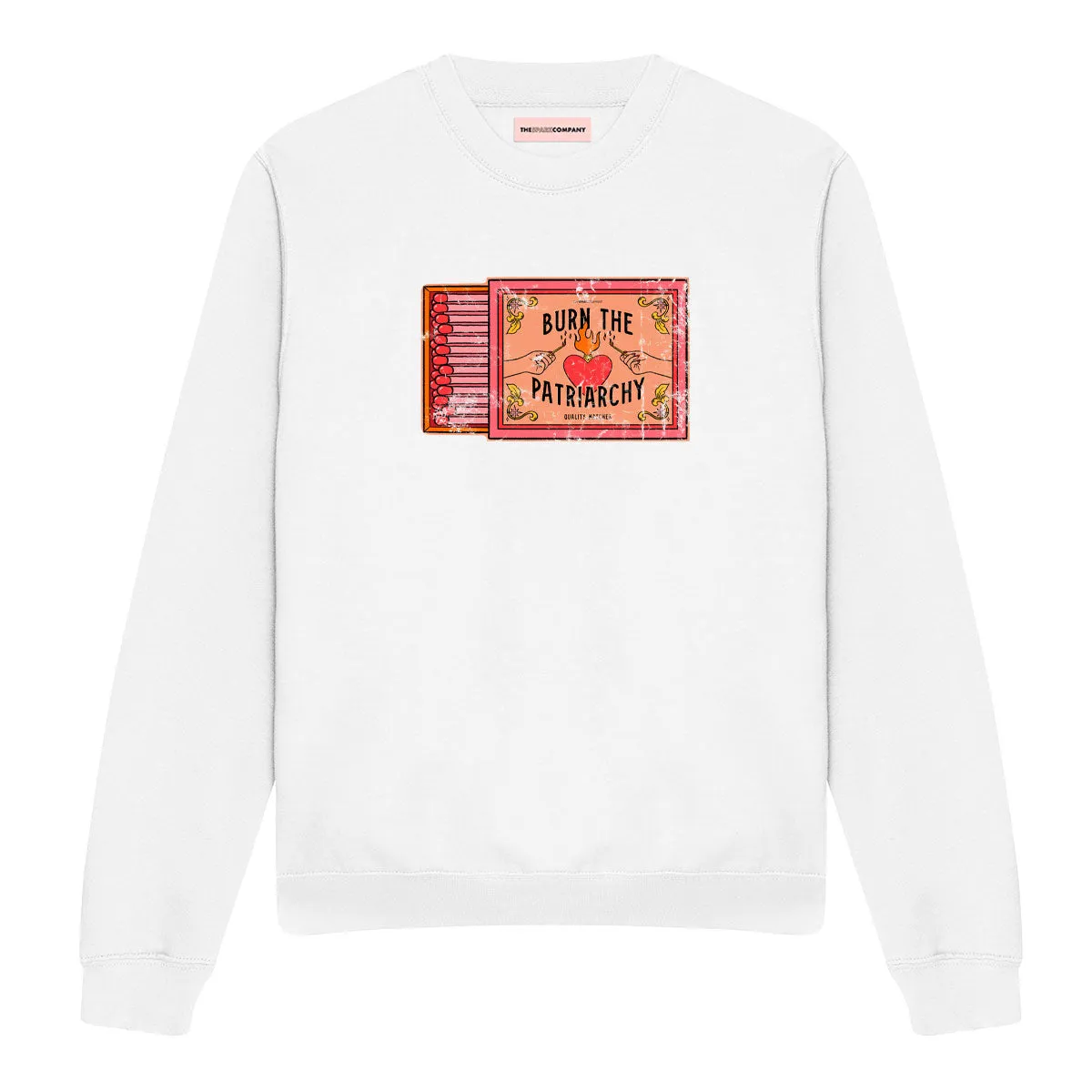 Burn The Patriarchy Sweatshirt sold by The Spark Company product image thumbnail 4
