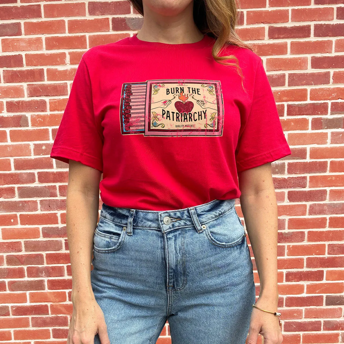 Burn The Patriarchy T-Shirt sold by The Spark Company product image thumbnail 2