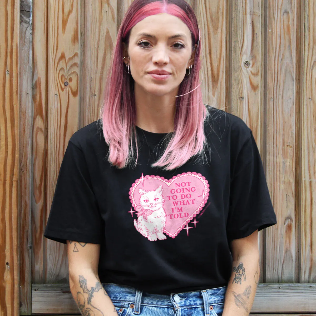 Not Going To Do What I'm Told T-Shirt sold by The Spark Company product image thumbnail 2