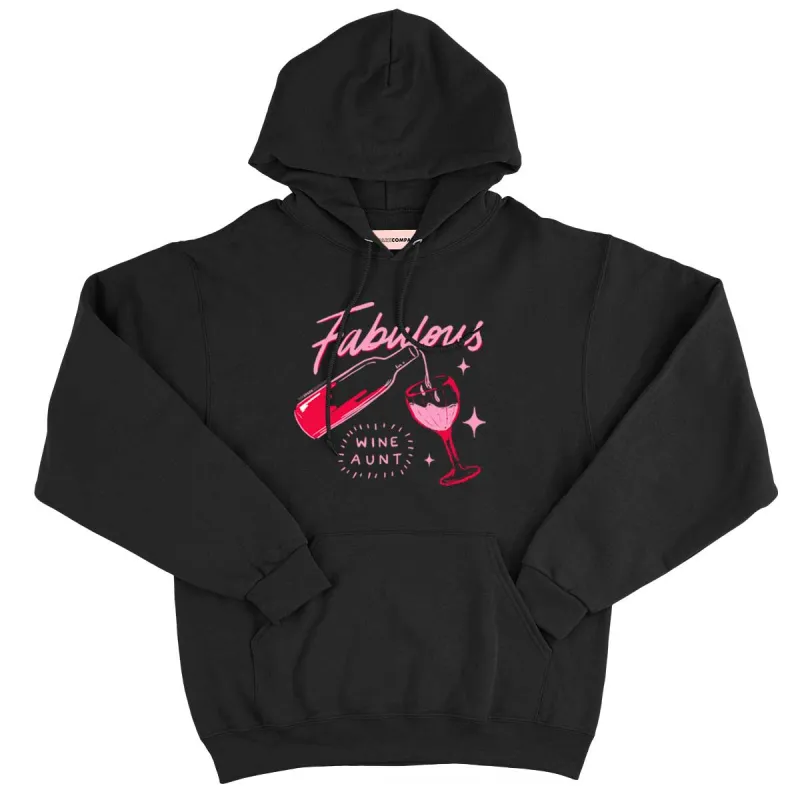 Family Goals: Fabulous Wine Aunt Hoodie sold by The Spark Company