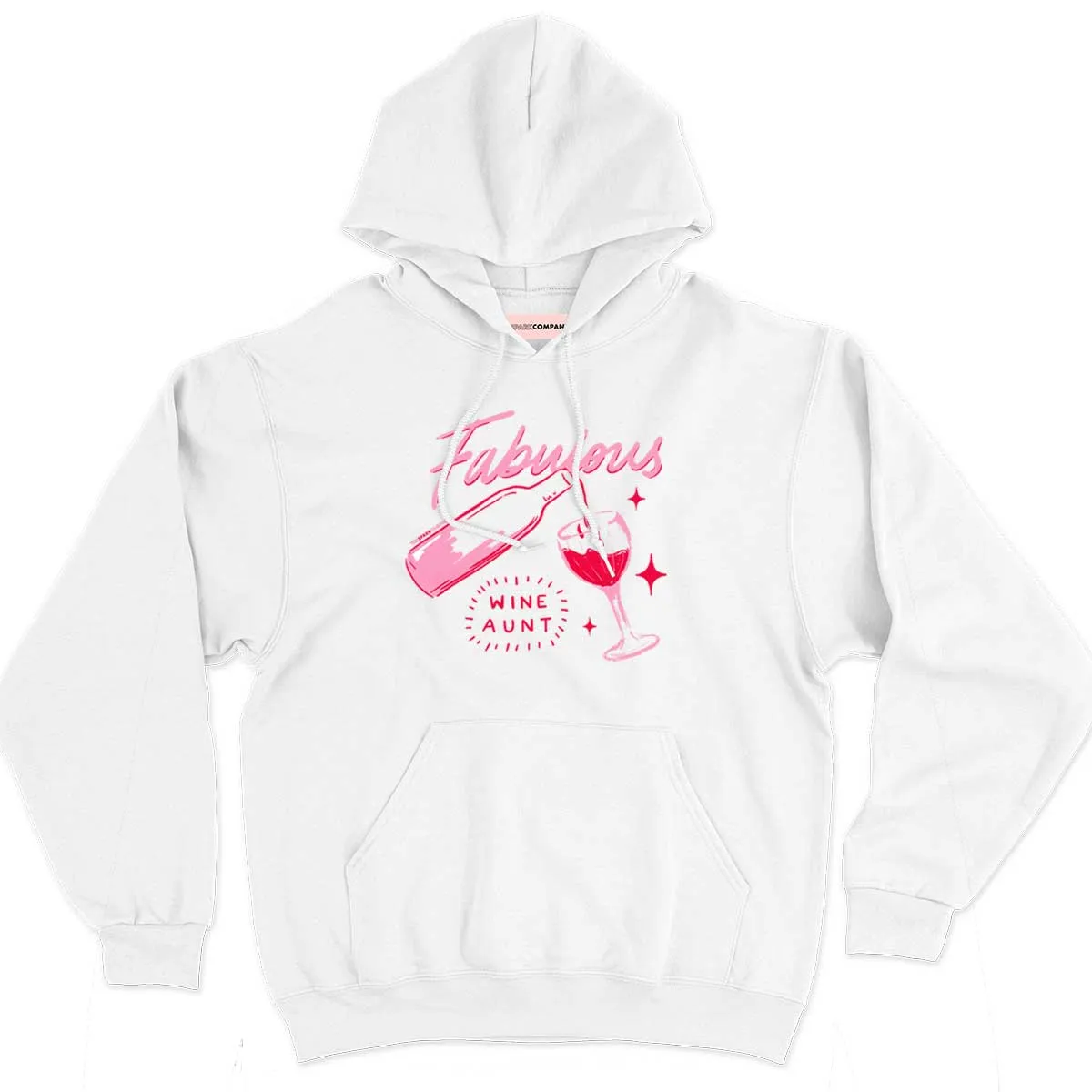 Family Goals: Fabulous Wine Aunt Hoodie sold by The Spark Company product image thumbnail 2