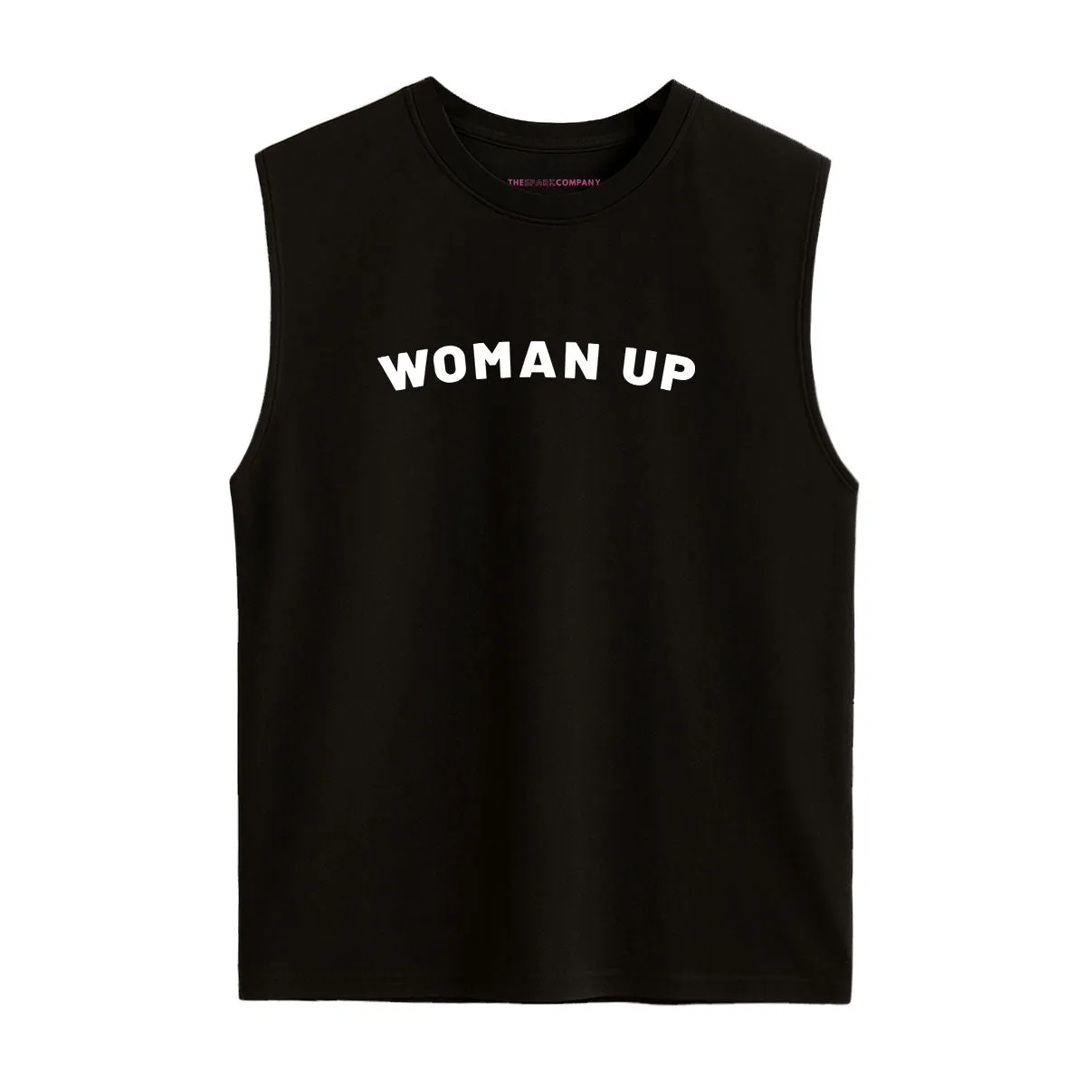 Woman Up Sleeveless T-Shirt sold by The Spark Company product image thumbnail 3