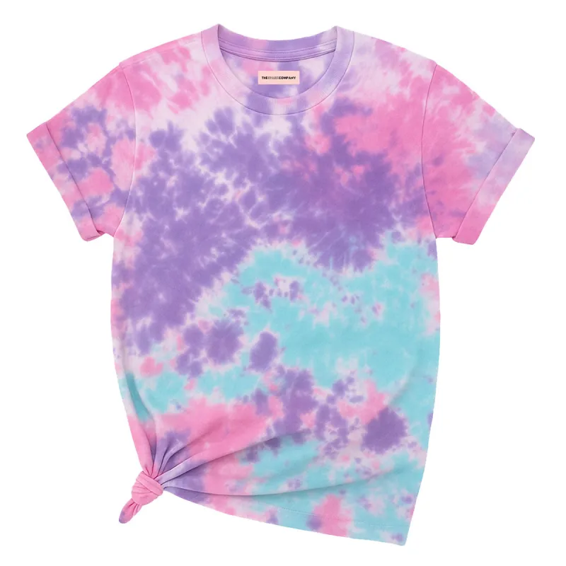 Trans Flag Inspired Tie Dye T-Shirt sold by The Spark Company