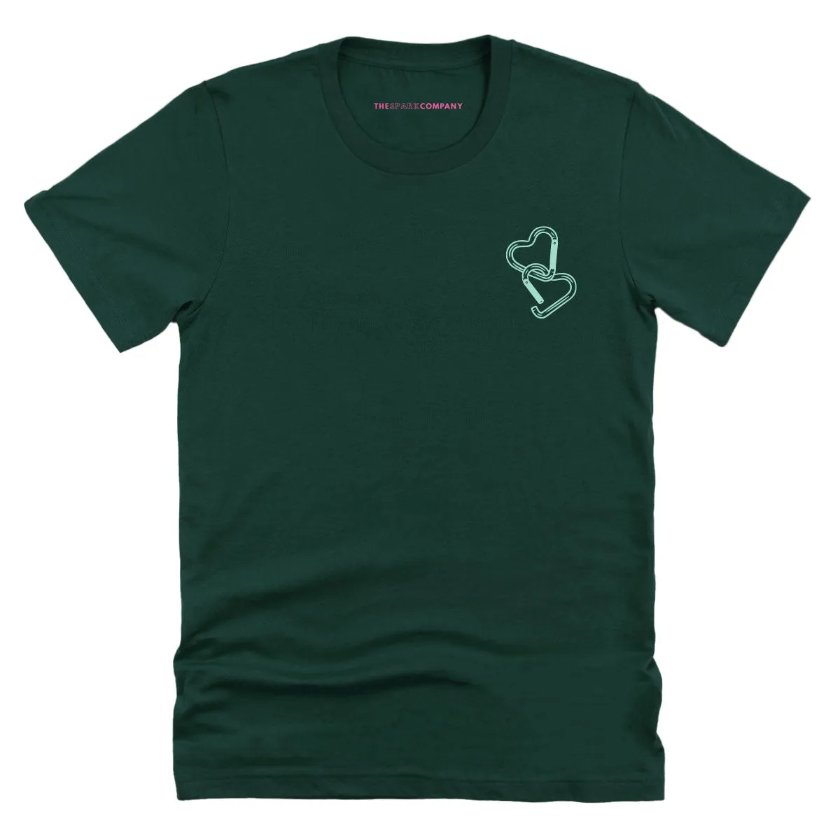 Carabiner Hearts T-Shirt sold by The Spark Company product image thumbnail 4
