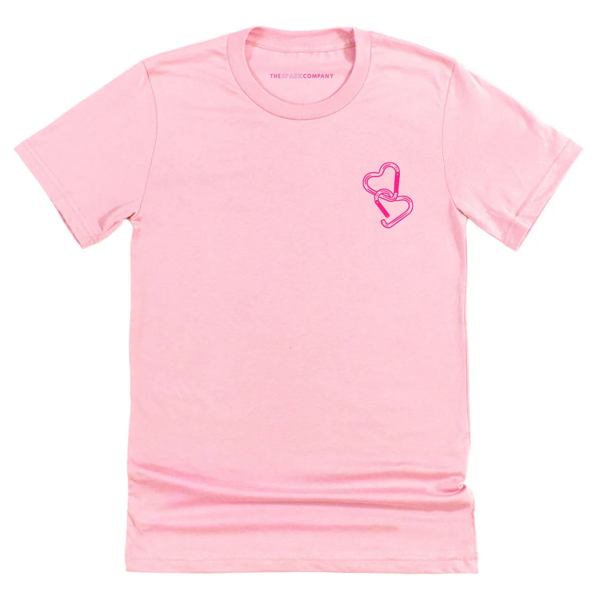 Carabiner Hearts T-Shirt sold by The Spark Company product image thumbnail 3