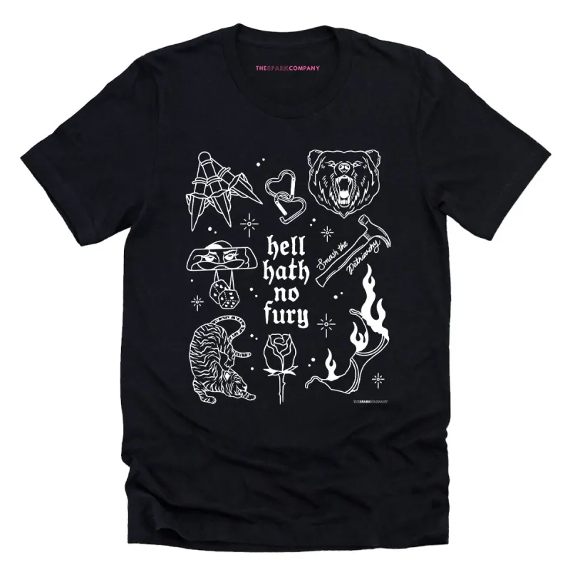 Femme Fatale Flash T-Shirt sold by The Spark Company