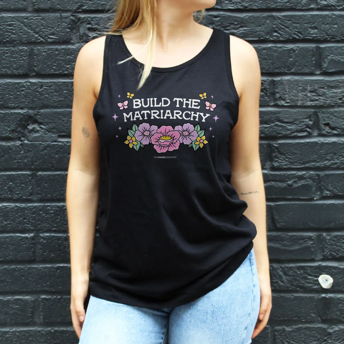 Build The Matriarchy Tank Top sold by The Spark Company product image thumbnail 2