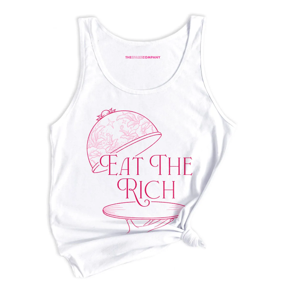 Eat The Rich Tank Top sold by The Spark Company