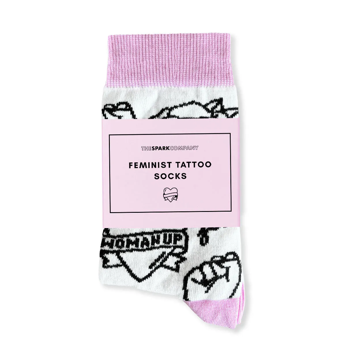 Feminist Tattoo Socks sold by The Spark Company product image thumbnail 4