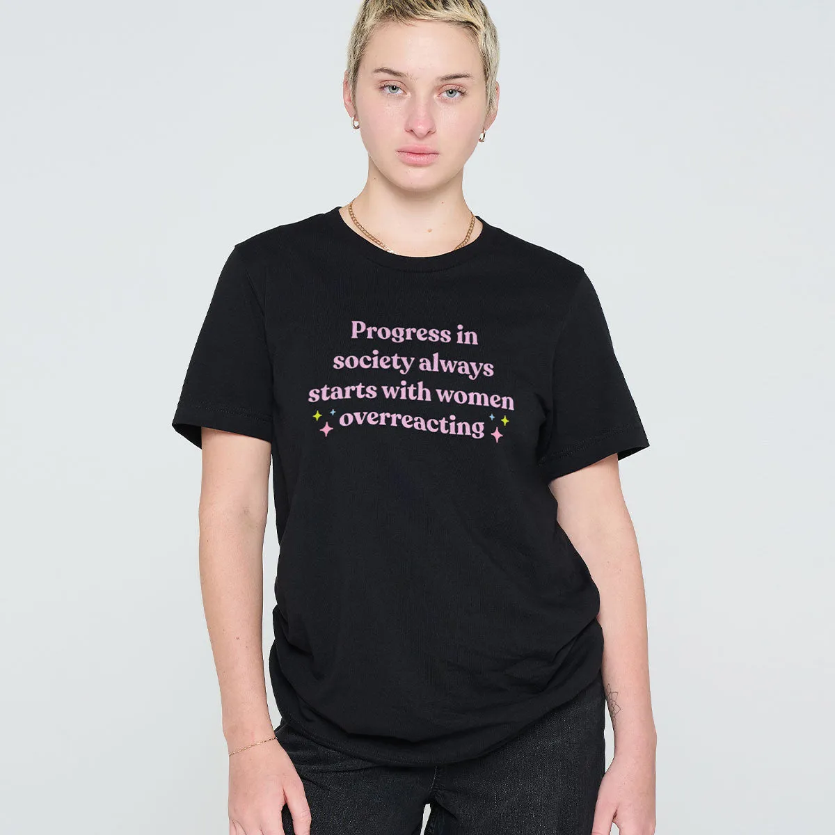 Progress In Society T-Shirt sold by The Spark Company product image thumbnail 2