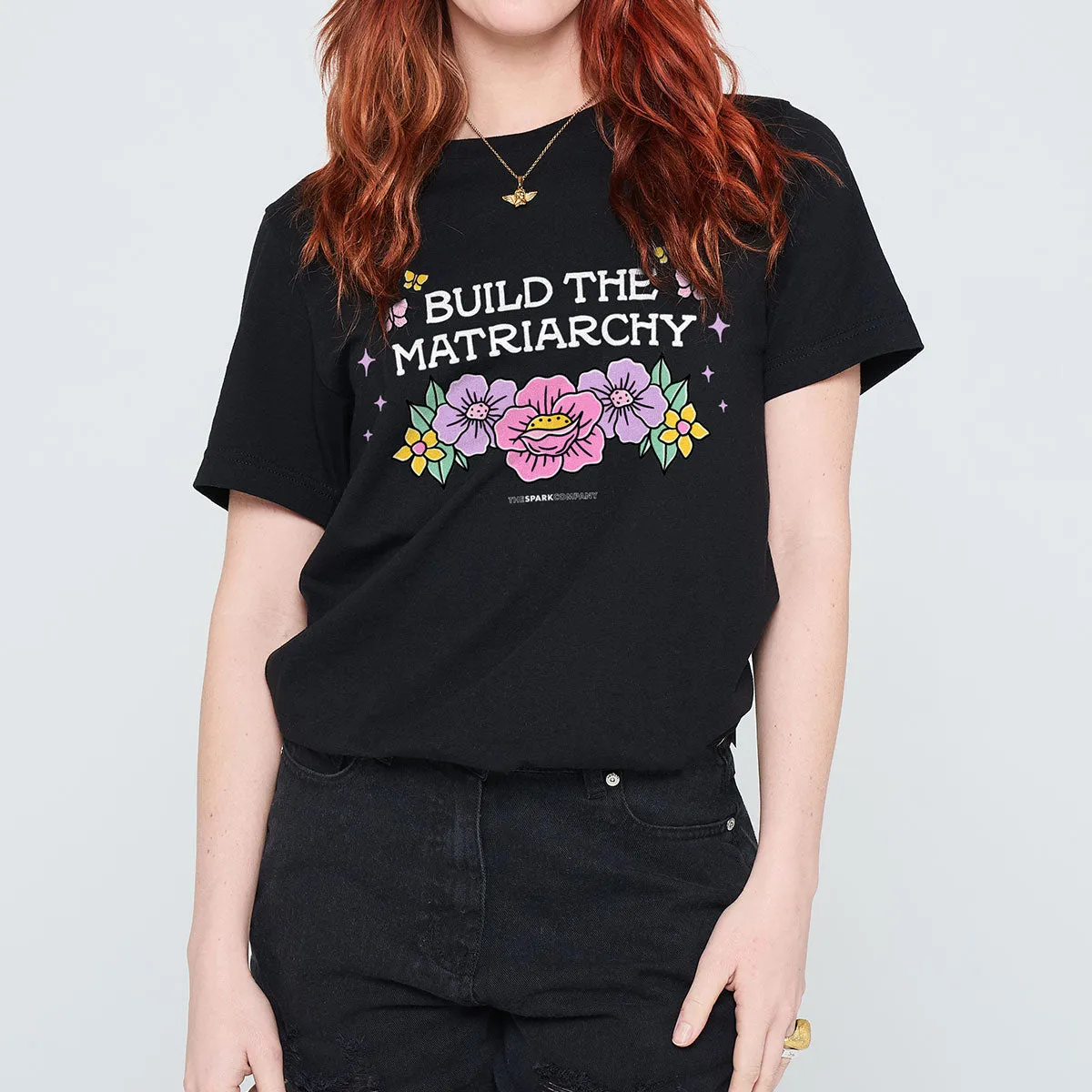 Build The Matriarchy T-Shirt sold by The Spark Company product image thumbnail 2