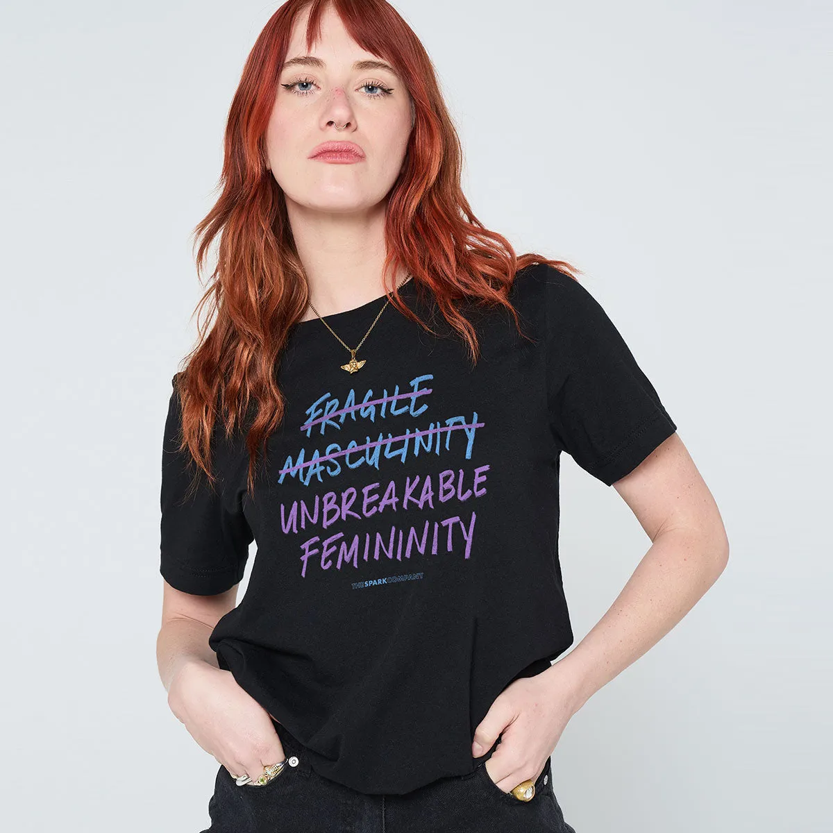 Unbreakable Femininity T-Shirt sold by The Spark Company product image thumbnail 2