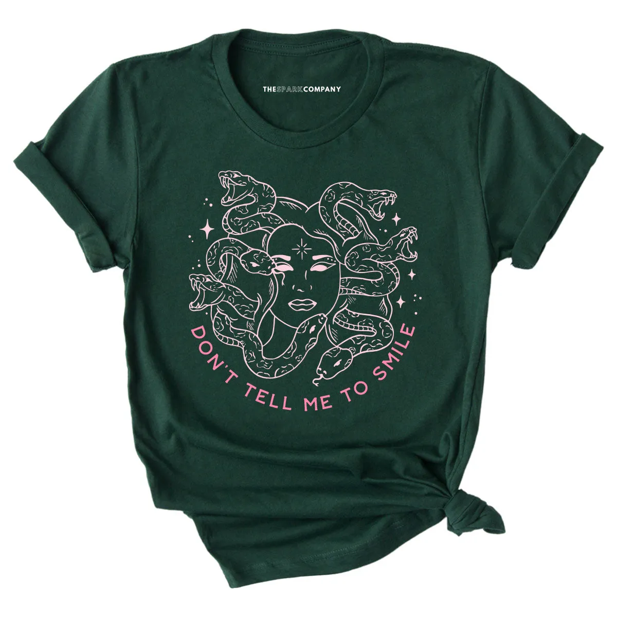 Limited Run! Don't Tell Me To Smile T-Shirt sold by The Spark Company product image thumbnail 5