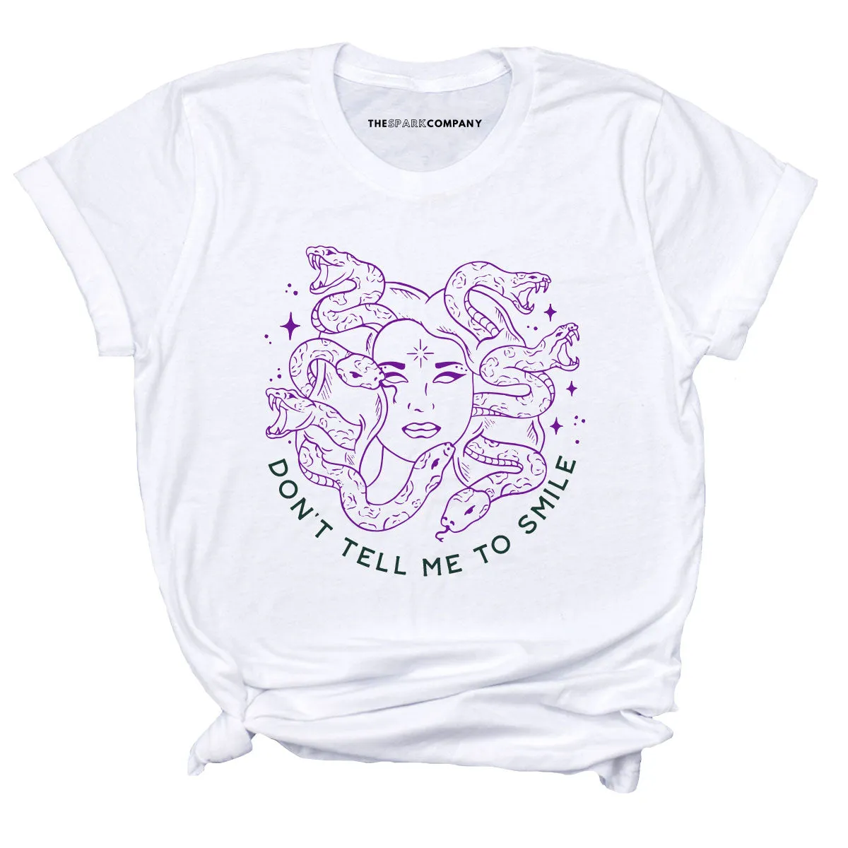 Limited Run! Don't Tell Me To Smile T-Shirt sold by The Spark Company product image thumbnail 4